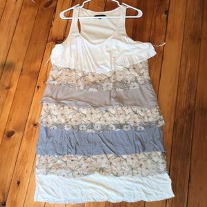 Razor back tank dress